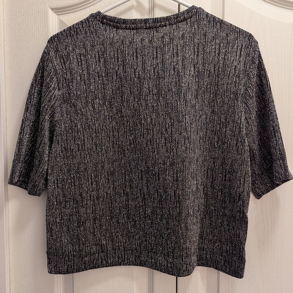 Mango Lurex Knitted Tee - Picture 3 of 4